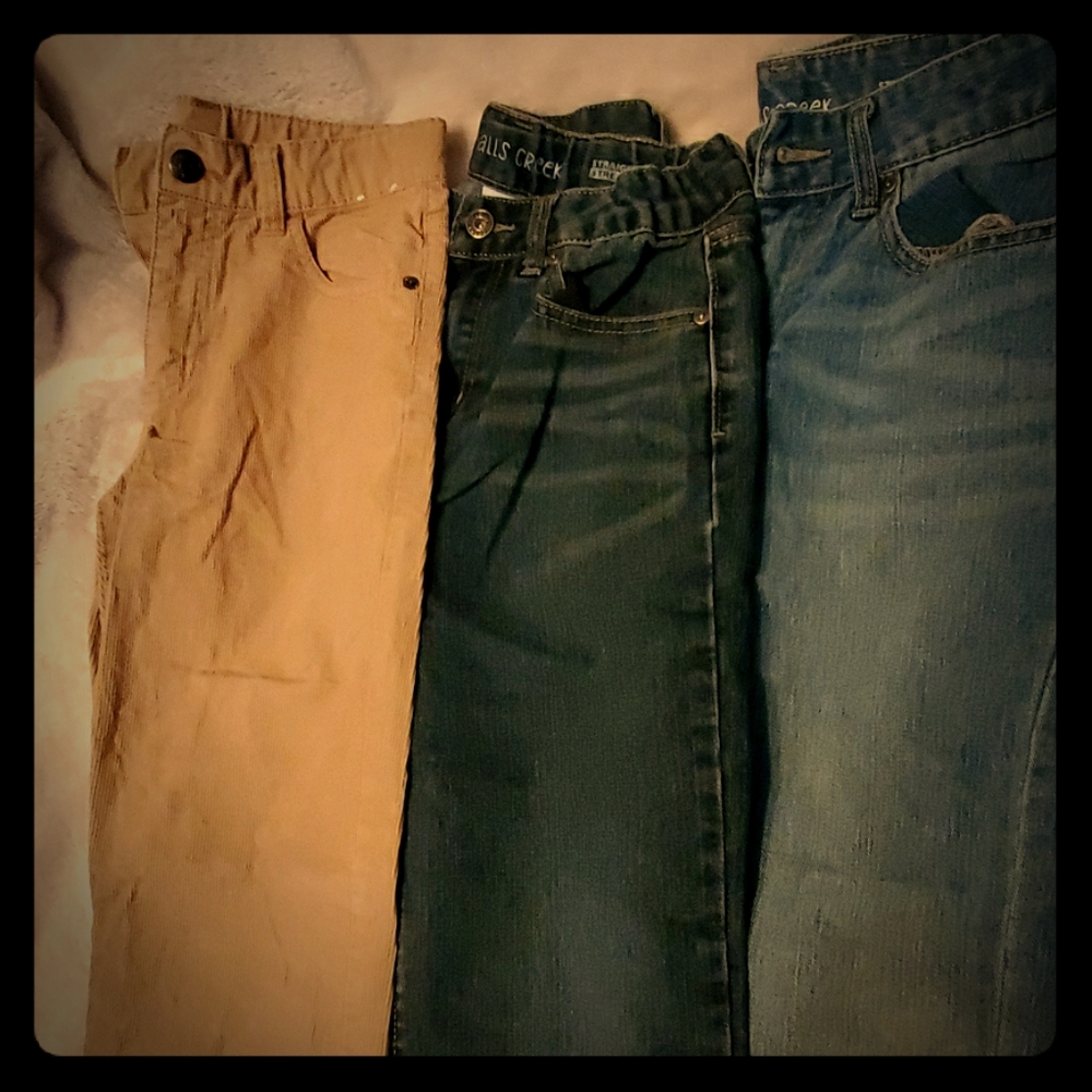 3 pair of boys pants